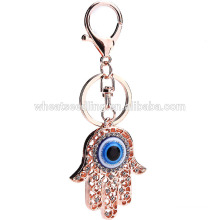 wholesale cheap custom metal hamsa keychain manufacturers in china